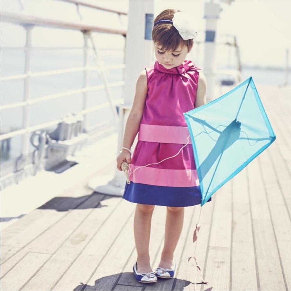 Pink and Blue Girl's Dress